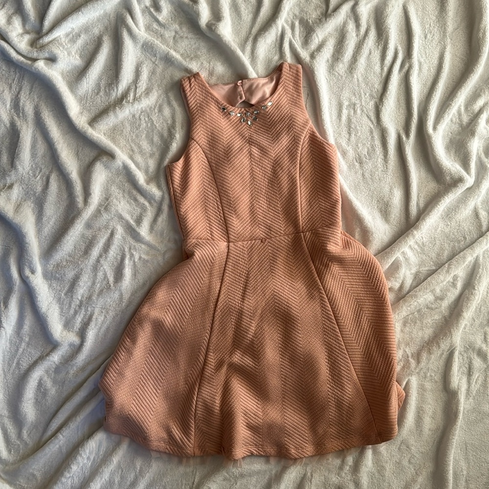 Light pink girls dress size 14
